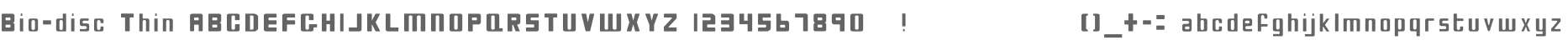 Bio-disc Thin