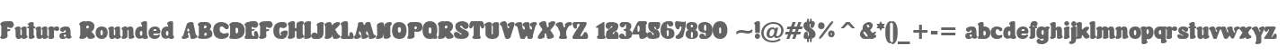 Futura Rounded