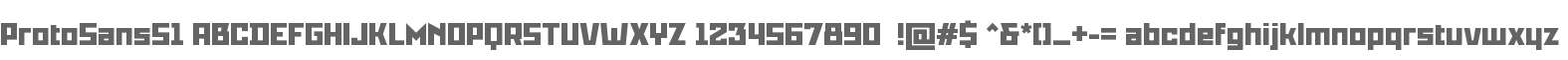Proto Sans 51