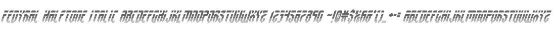 Fedyral Halftone Italic