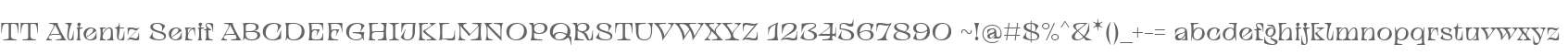TT Alientz Serif