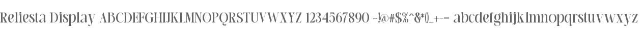 Reliesta Display