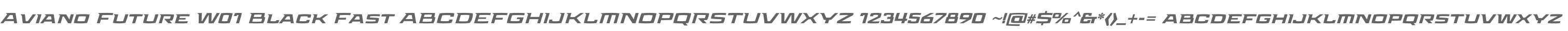 Aviano Future W01 Black Fast