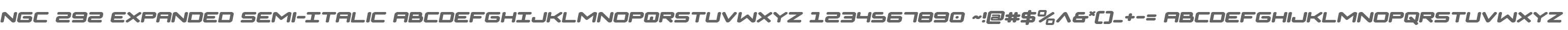 NGC 292 Expanded Semi-Italic