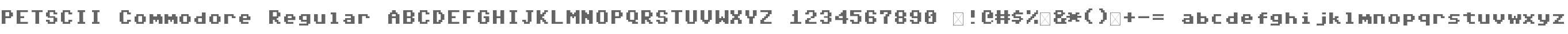 PETSCII Commodore