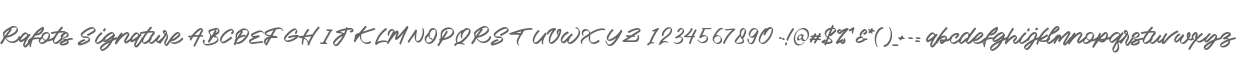 Rafots Signature