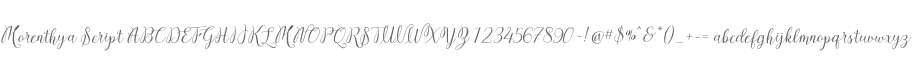 Morenthya Script