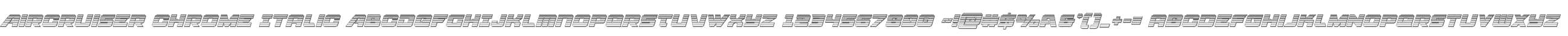 Aircruiser Chrome Italic