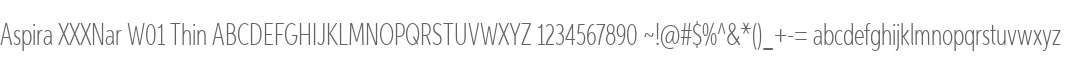 Aspira XXXNar W01 Thin