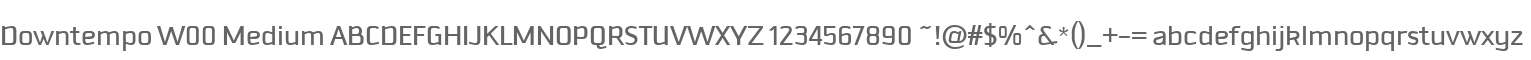 Downtempo W00 Medium