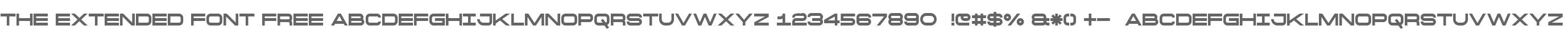 THE EXTENDED FONT FREE