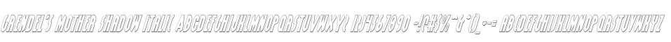 Grendel's Mother Shadow Italic