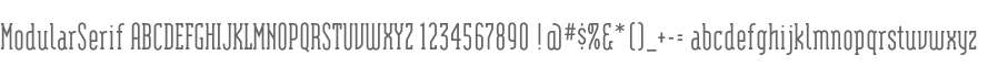 ModularSerif
