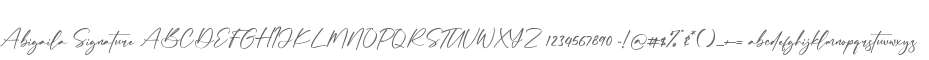 Abigaila Signature
