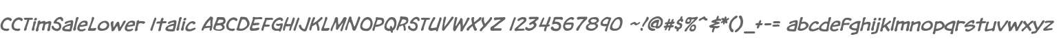 CCTimSaleLower Italic