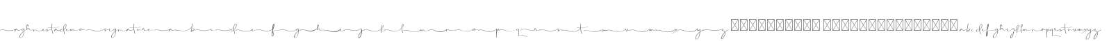 Aghnestademo Signature