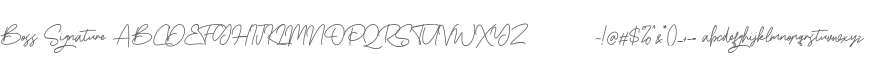 Boss Signature