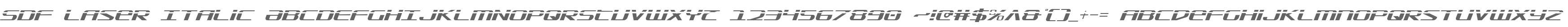 SDF Laser Italic
