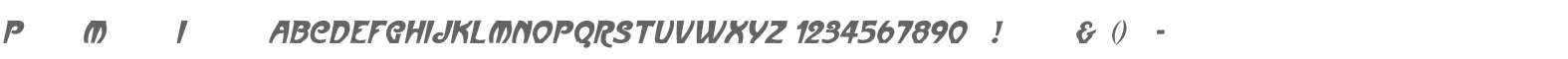ParisMetro Italic