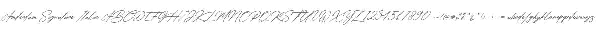 Amsterdam Signature Italic