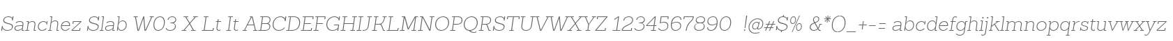 Sanchez Slab W03 X Lt It