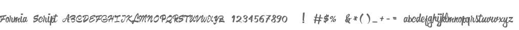 Formia Script