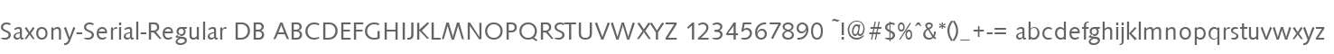 Saxony-Serial-Regular DB
