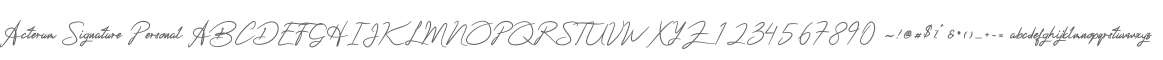 Acterum Signature Personal