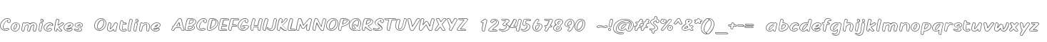Comickes Outline