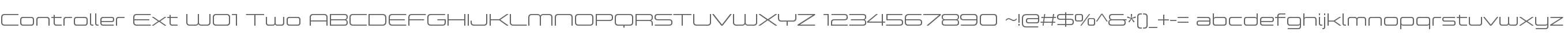 Controller Ext W01 Two