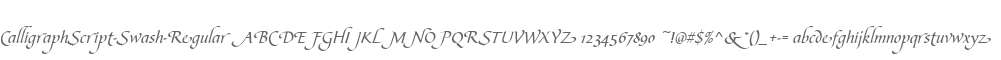 CalligraphScript-Swash-Regular