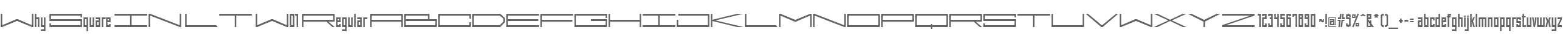 Why Square IN LT W01 Regular