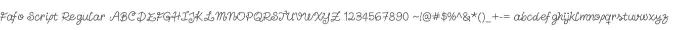 Fafo Script