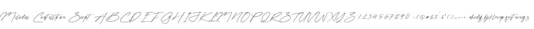 Melodies Constellation Script