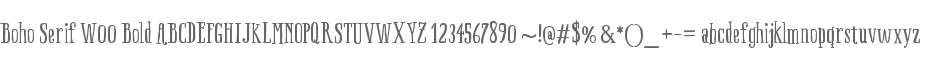 Boho Serif W00 Bold