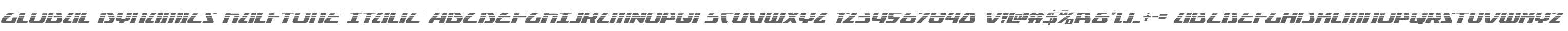 Global Dynamics Halftone Italic