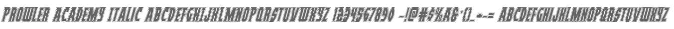 Prowler Academy Italic