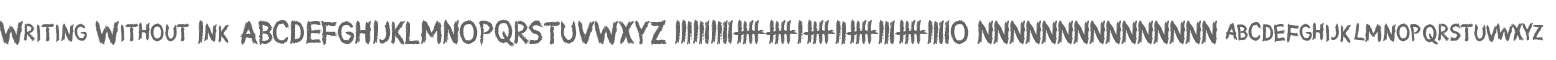 Writing Without Ink