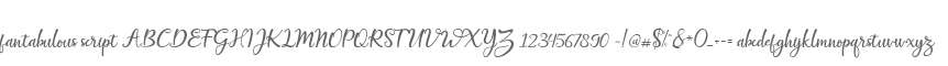 fantabulous script
