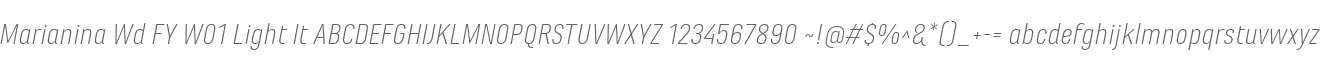 Marianina Wd FY W01 Light It