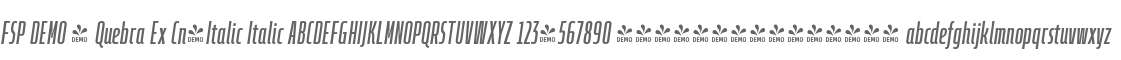 FSP DEMO - Quebra Ex Cn-Italic