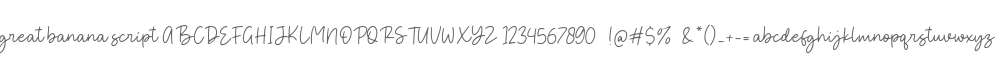 great banana script