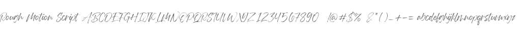 Rough Motion Script