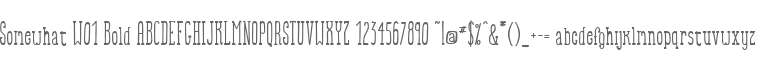 Somewhat W01 Bold