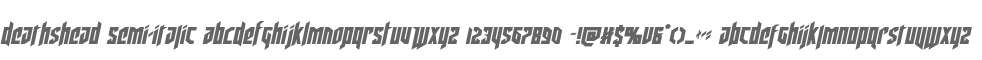 Deathshead Semi-Italic