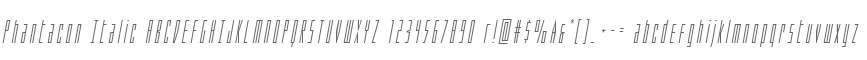 Phantacon Italic