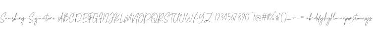 Sansburg Signature