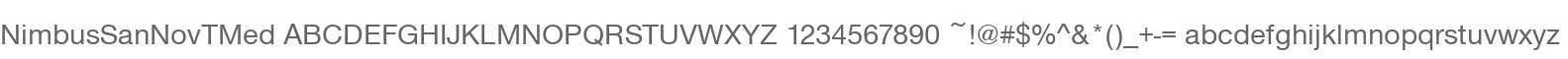 NimbusSanNovTMed
