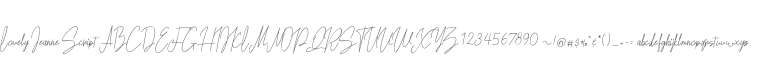 Lovely Jeanne Script