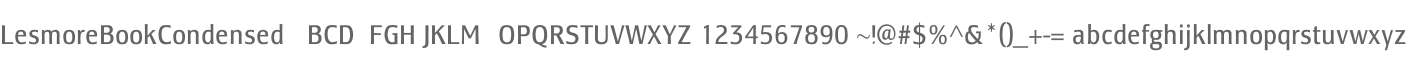 LesmoreBookCondensed